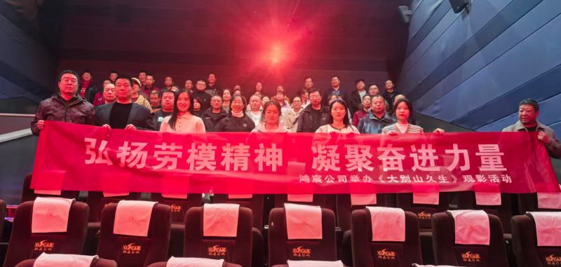 弘揚勞模精神 凝聚奮進力量—鴻宸公司舉辦《大別山久生》觀影活動